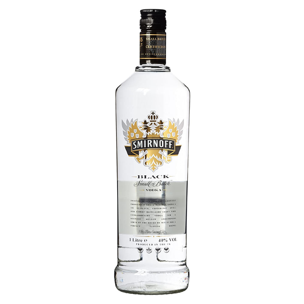 Vodka Black Smirnoff 1L Smirnoff