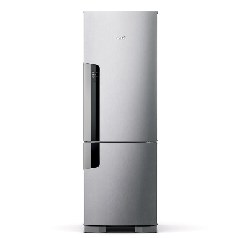 Geladeira Consul Frost Free Duplex 397 Litros Evox Com Freezer Embaixo - Cre44bk_Out