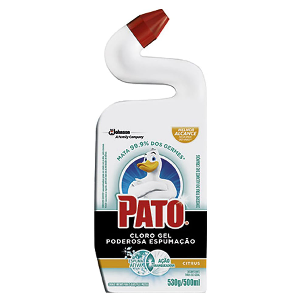 Limpador De Banheiro Gel Cloro Citrus Pato 500ml Pato