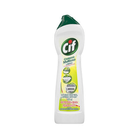 Limpador Cremoso De Limão Multiuso Cif 450ml Cif