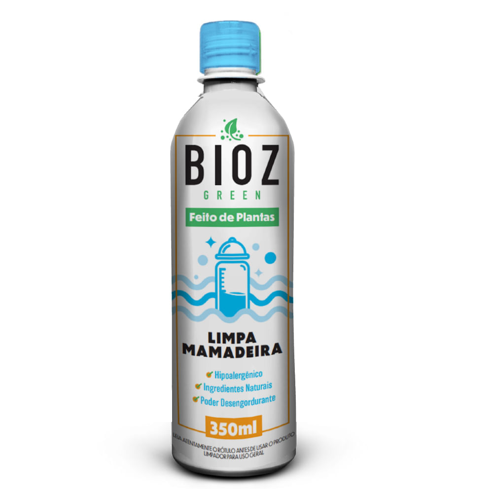 Limpa Mamadeira Vegano Bioz Green 350ml