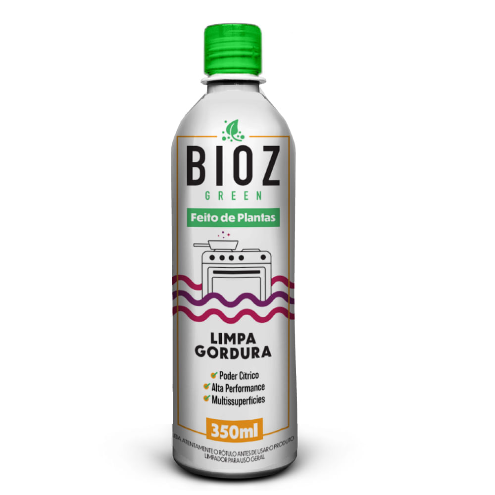 Limpa Gordura Vegano Bioz Green 350ml Bioz Green