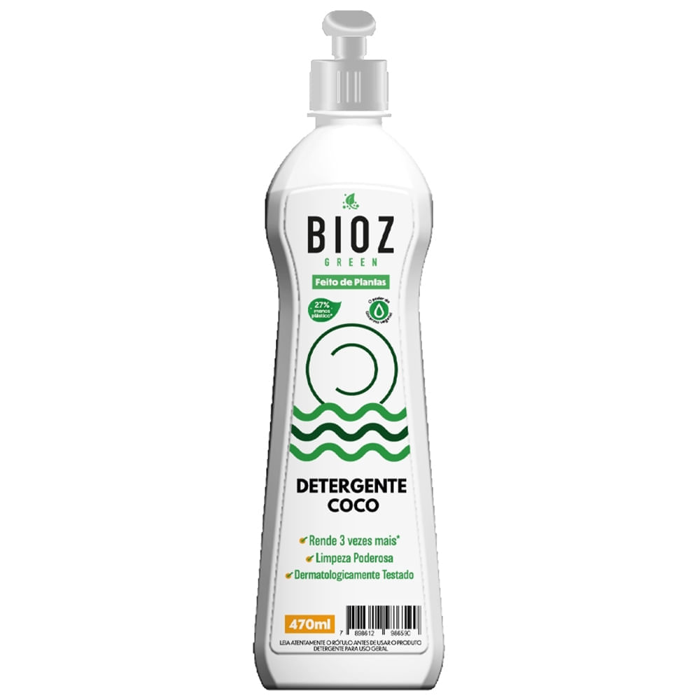 Detergente De Coco Vegano Bioz Green 470ml Bioz Green