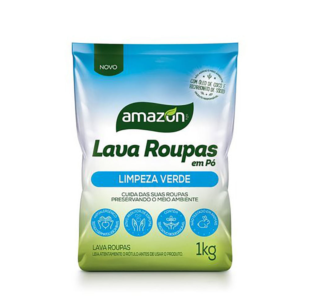 Lava Roupa Em Pó Amazon 1Kg Amazon