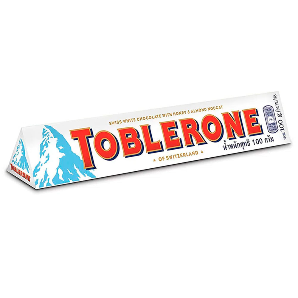 Chocolate White Toblerone 100G Toblerone