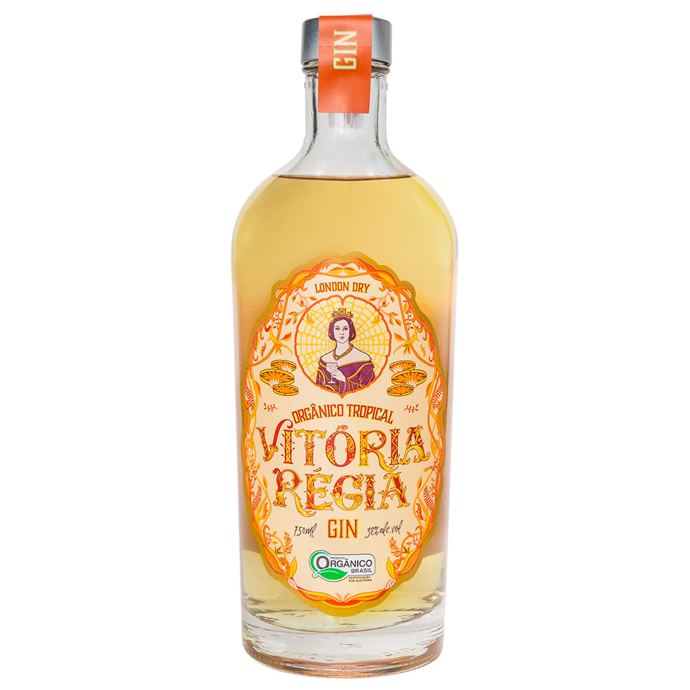 Gin Orgânico Tropical Vitória Régia 750ml Vitoria Regia