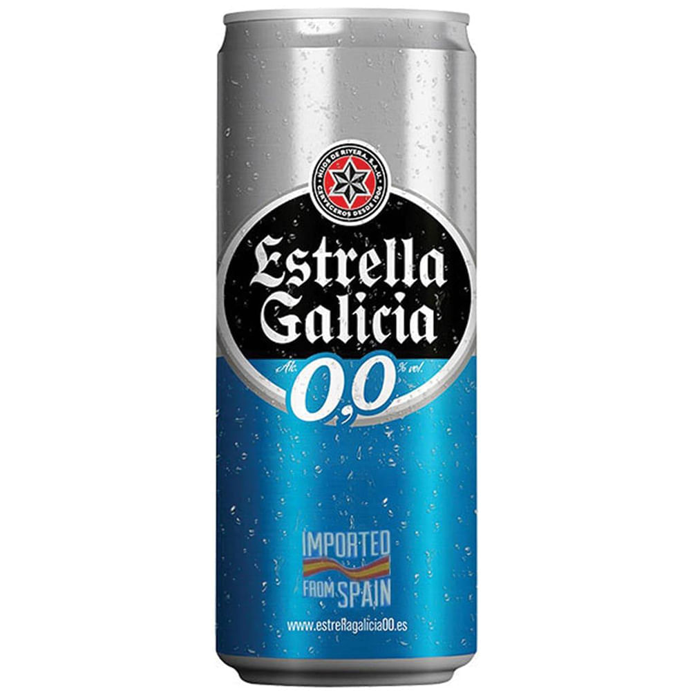 Cerveja Estrella Galícia 0,0% 330ml Galícia
