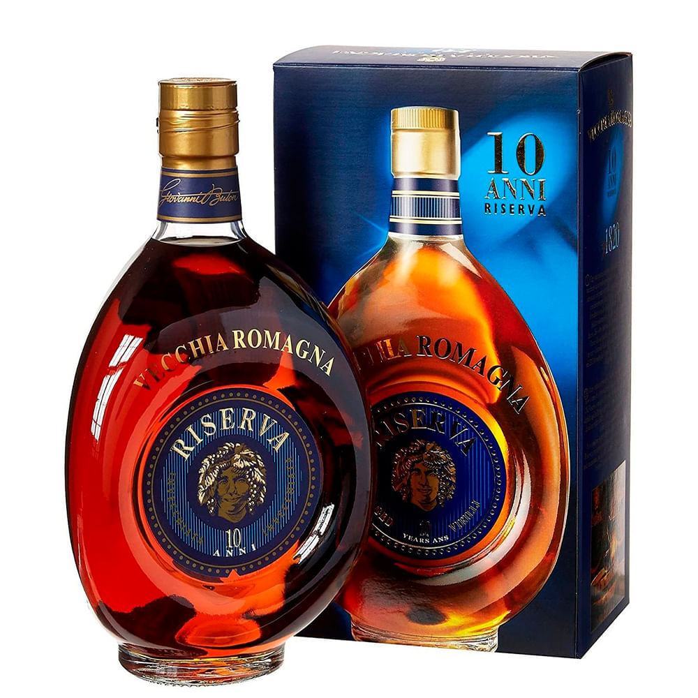 Conhaque Brandy Vecchia Romagna 10 Anos 750ml