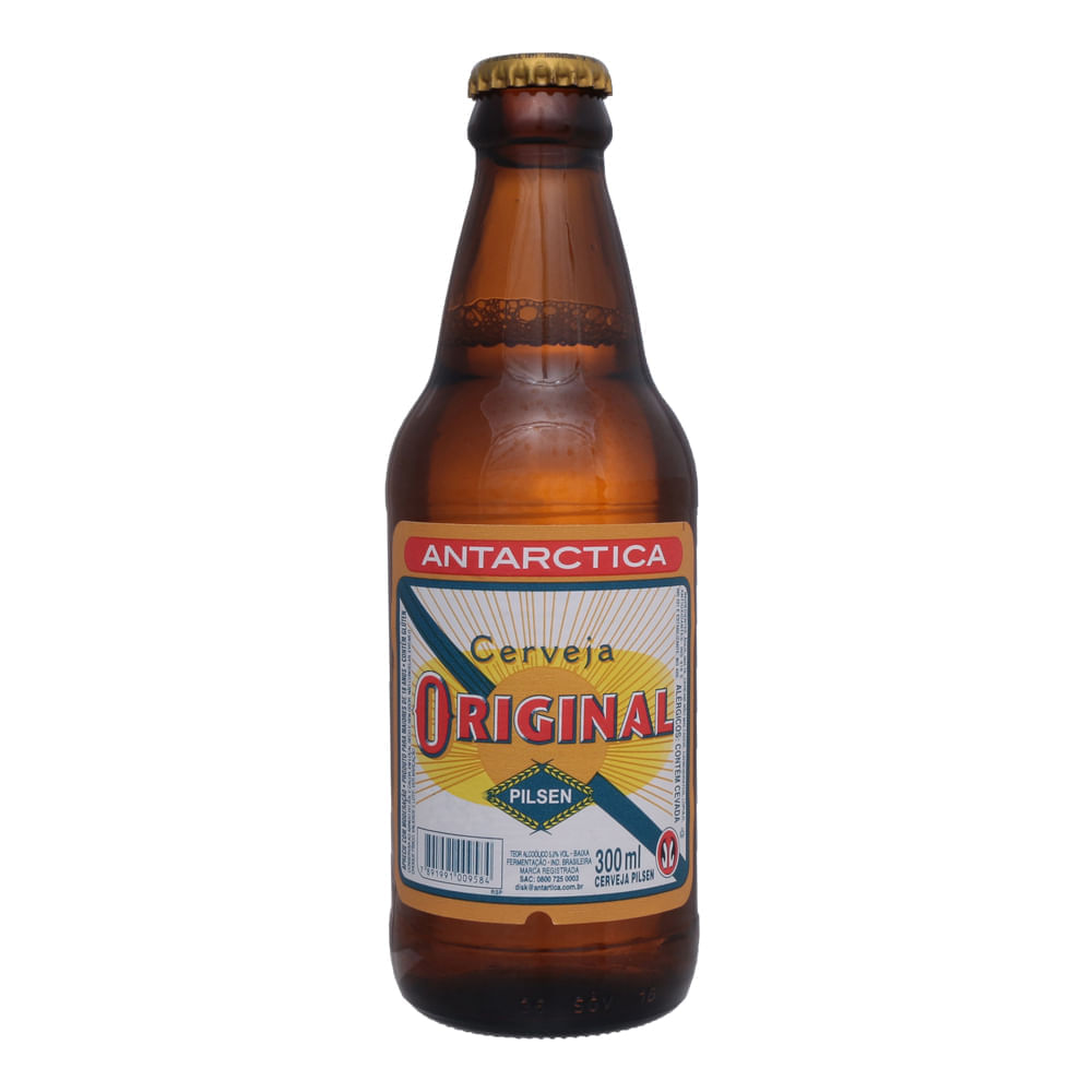 Cerveja Original Antarctica One Way 300ml Antarctica