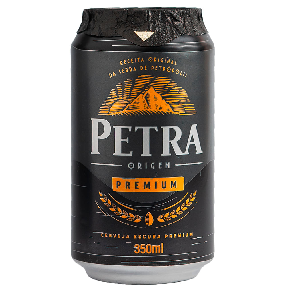 Cerveja Escura Premium Petra Lata 350ml Petra