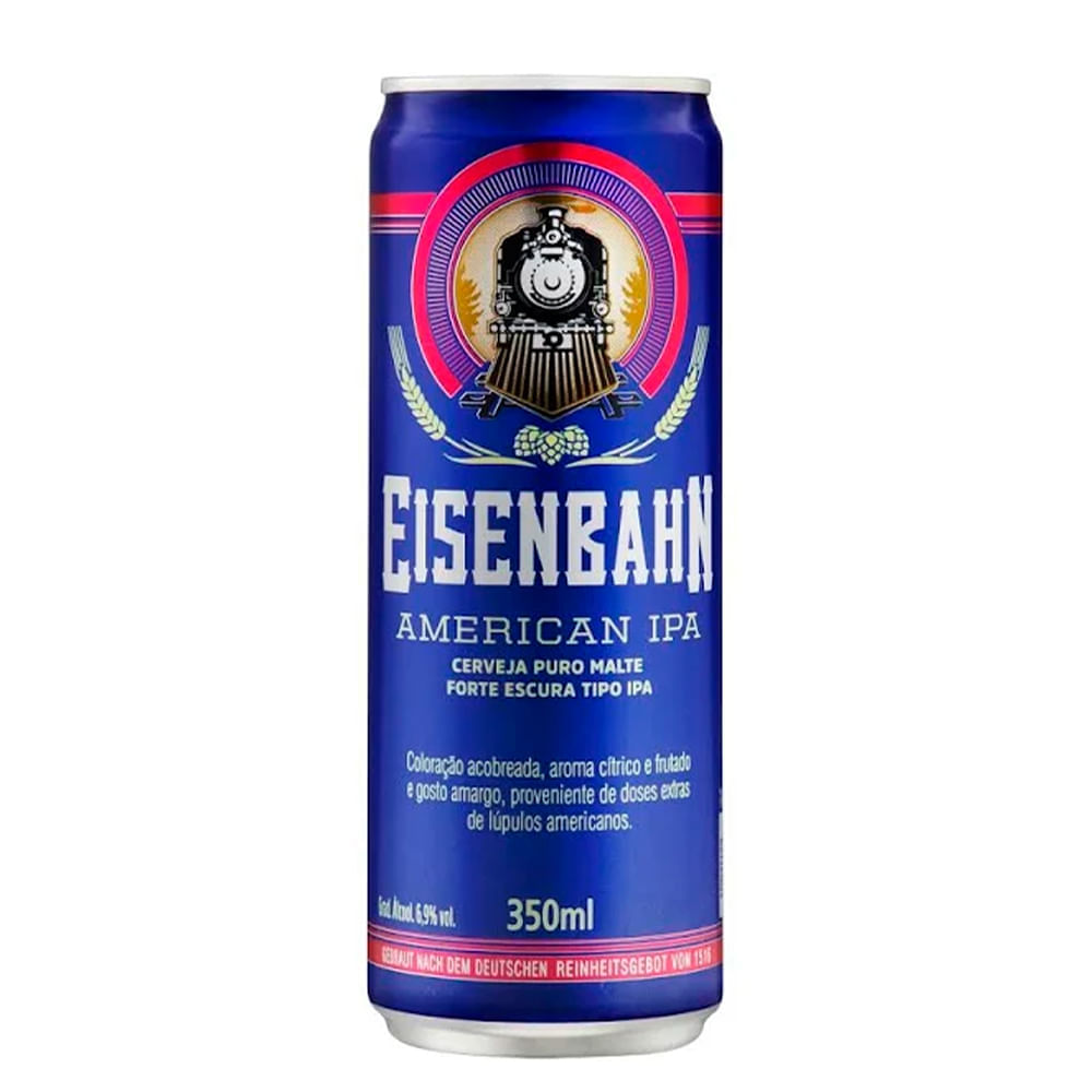 Cerveja American Ipa Puro Malte Eisenbahn 350ml Eisenbahn