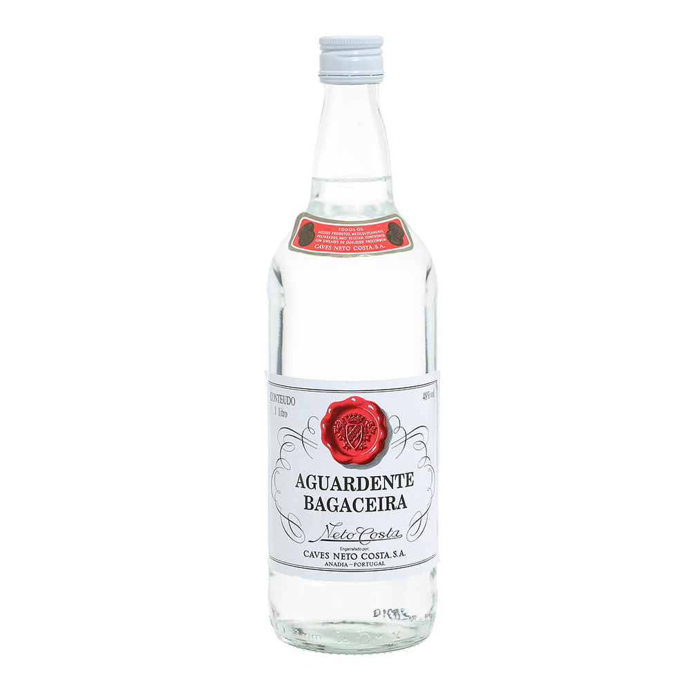 Aguardente Bagaceira Branca Neto Costa 1L Neto Costa