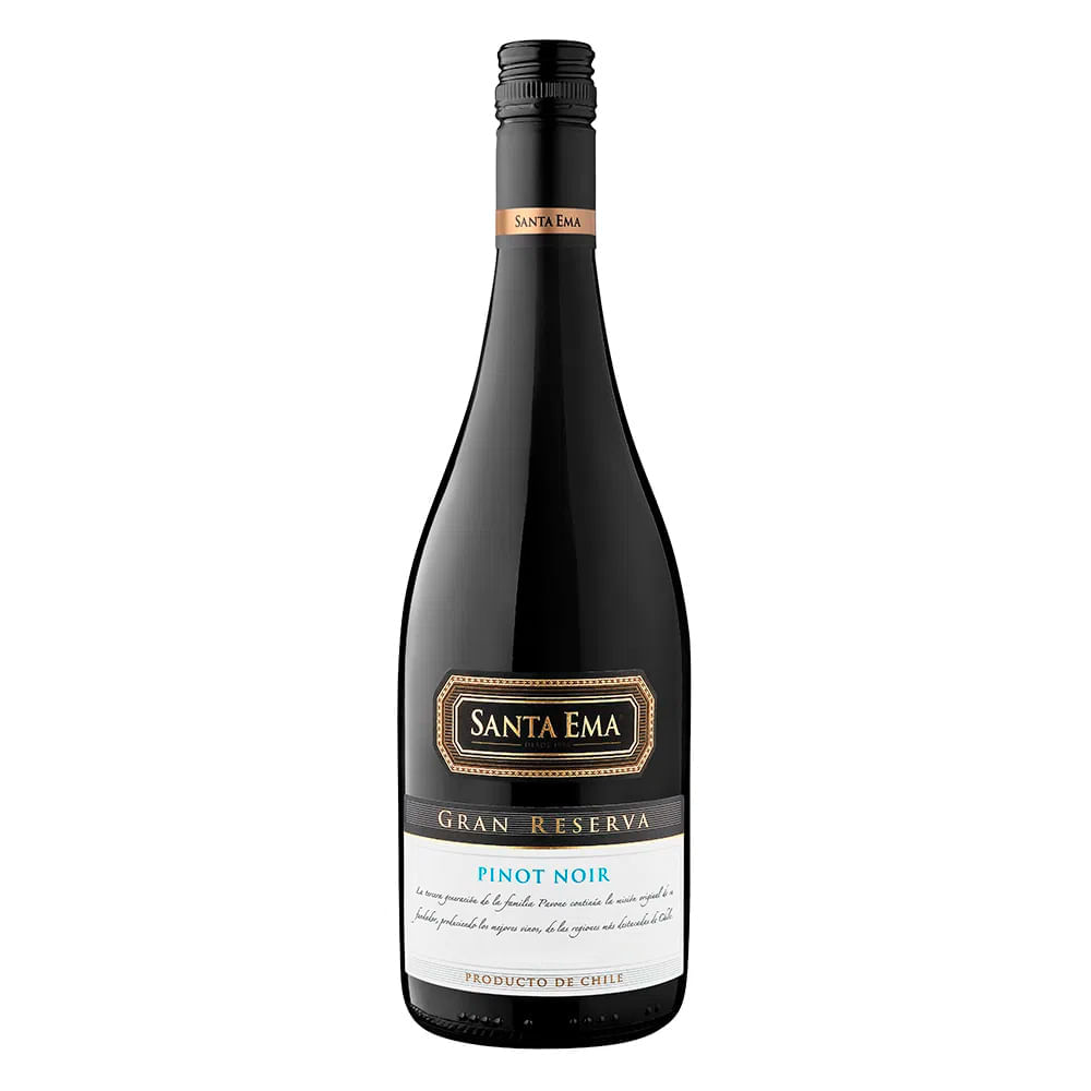 Vinho Tinto Gran Reserva Pinot Noir Santa Ema 750ml Zebrah