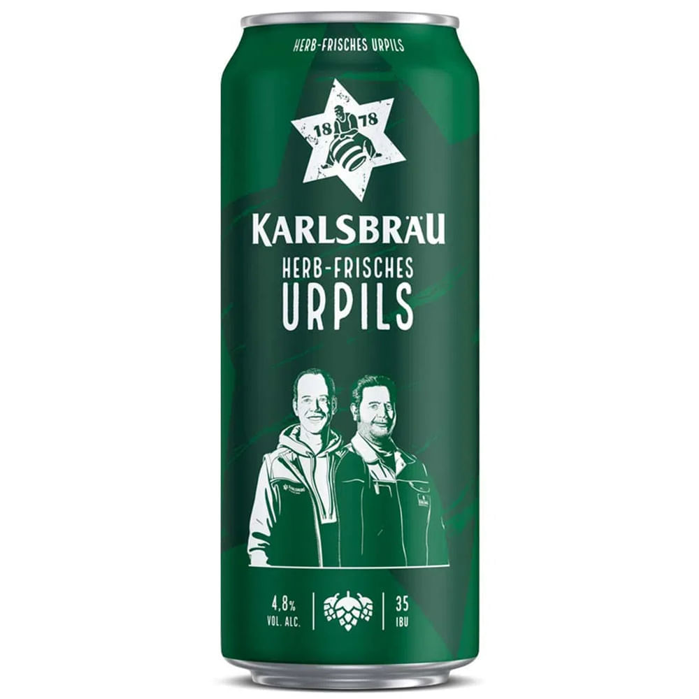 Cerveja Herb-Frisches Urpils Karlsbrau 500ml Karlsberg