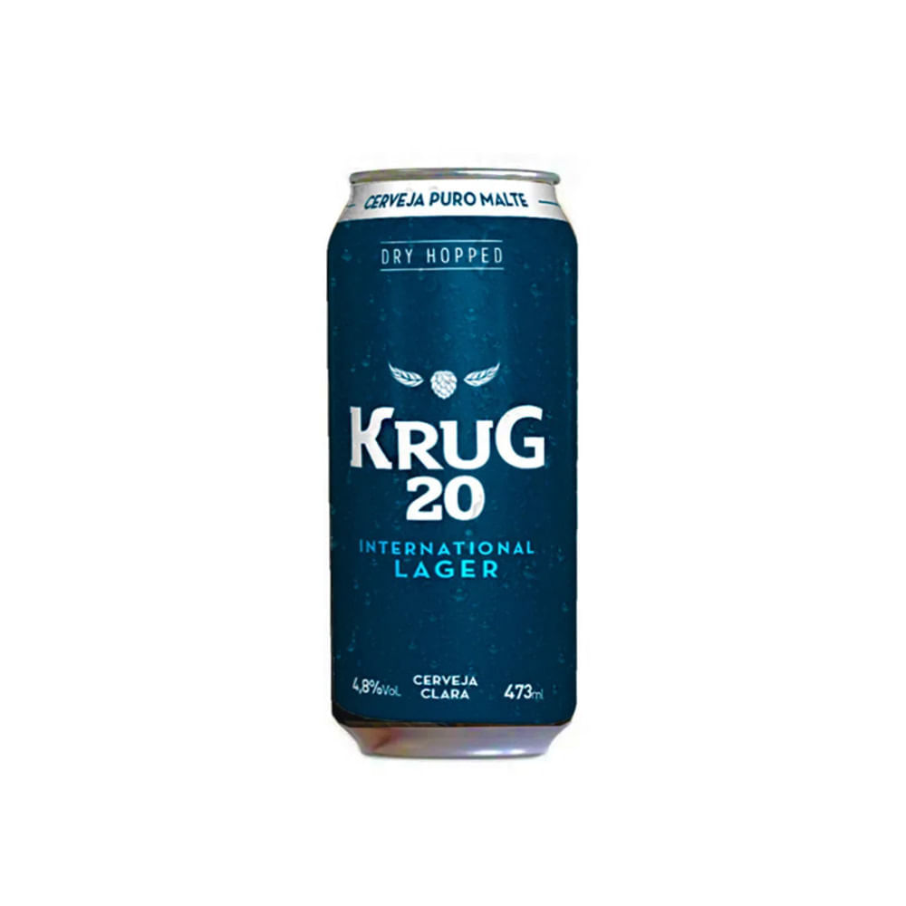 Cerveja Internacional Lager Krug Bier 473ml Krug