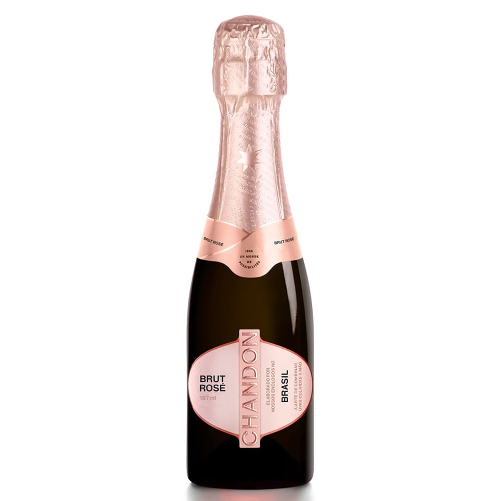 Espumante Chandon Brut Rosé Baby 187ml Chandon