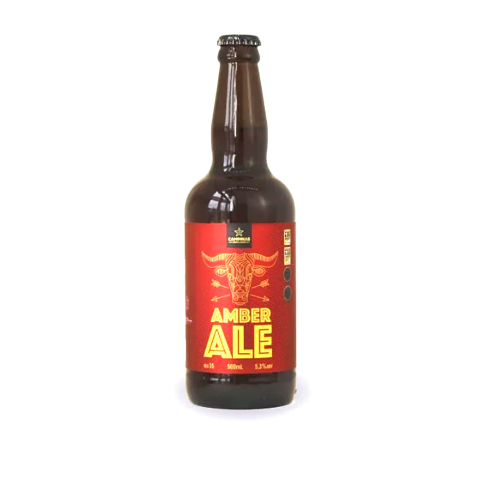 Cerveja Amber Ale Cervejaria Campinas 500ml Cervejaria Campinas