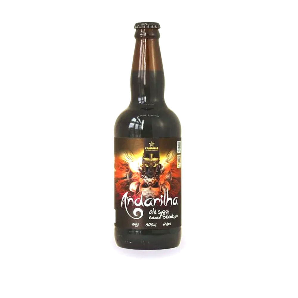 Cerveja Andarilha Old Spirit Oatmeal Stout Cervejaria Campinas 500ml Cervejaria Campinas