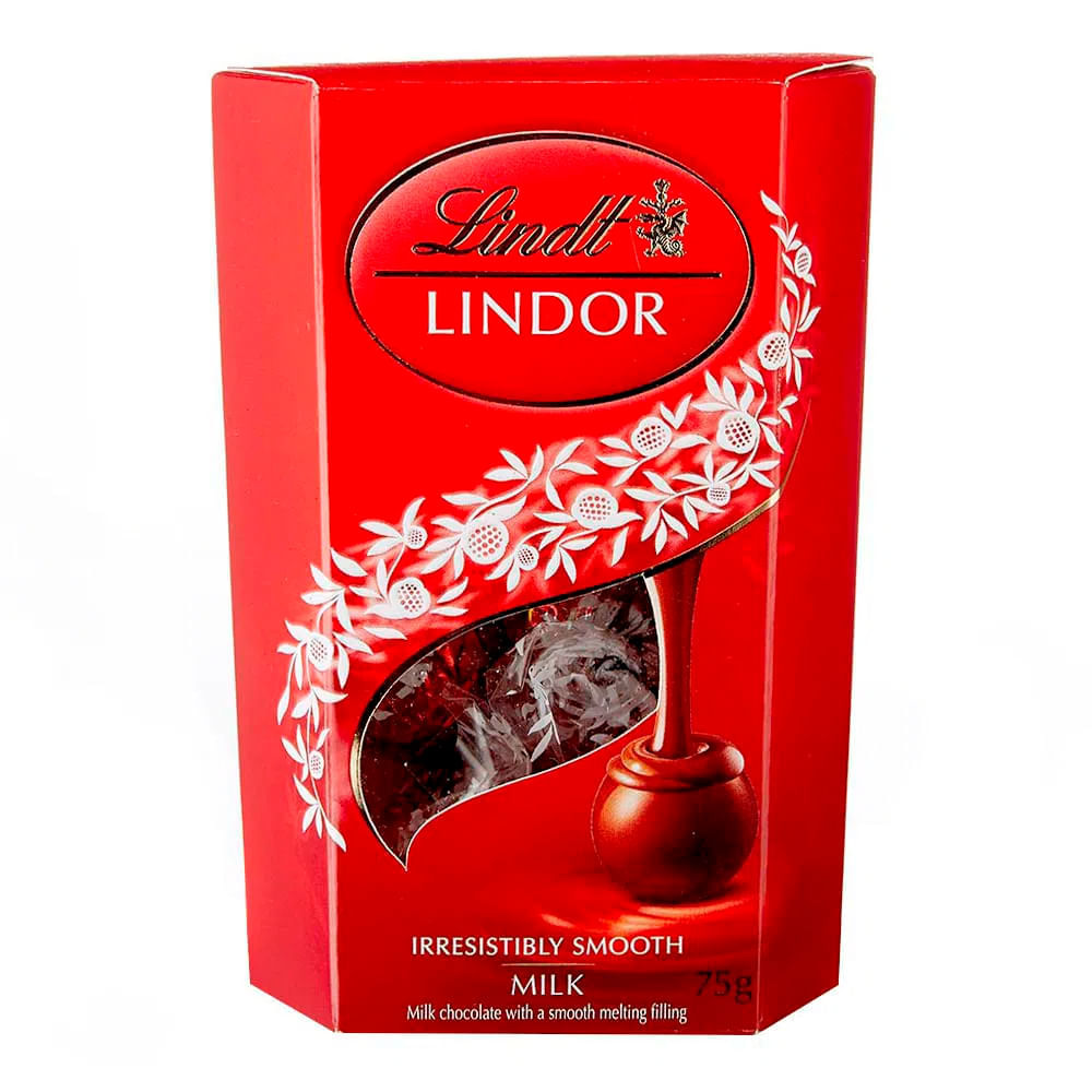 Chocolate Ao Leite Lindor Lindt 75G