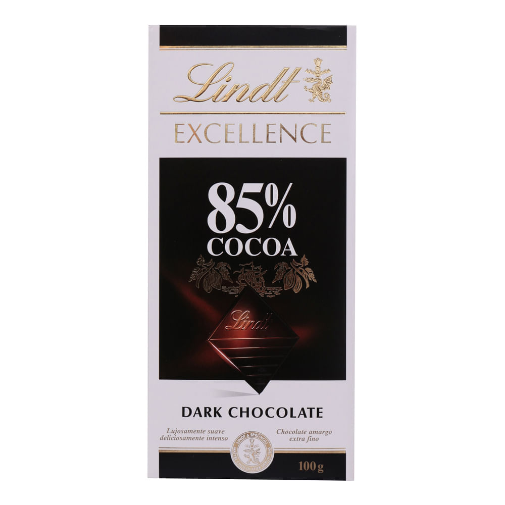 Chocolate 85% Cacau Lindt Excellence 100G Lindt