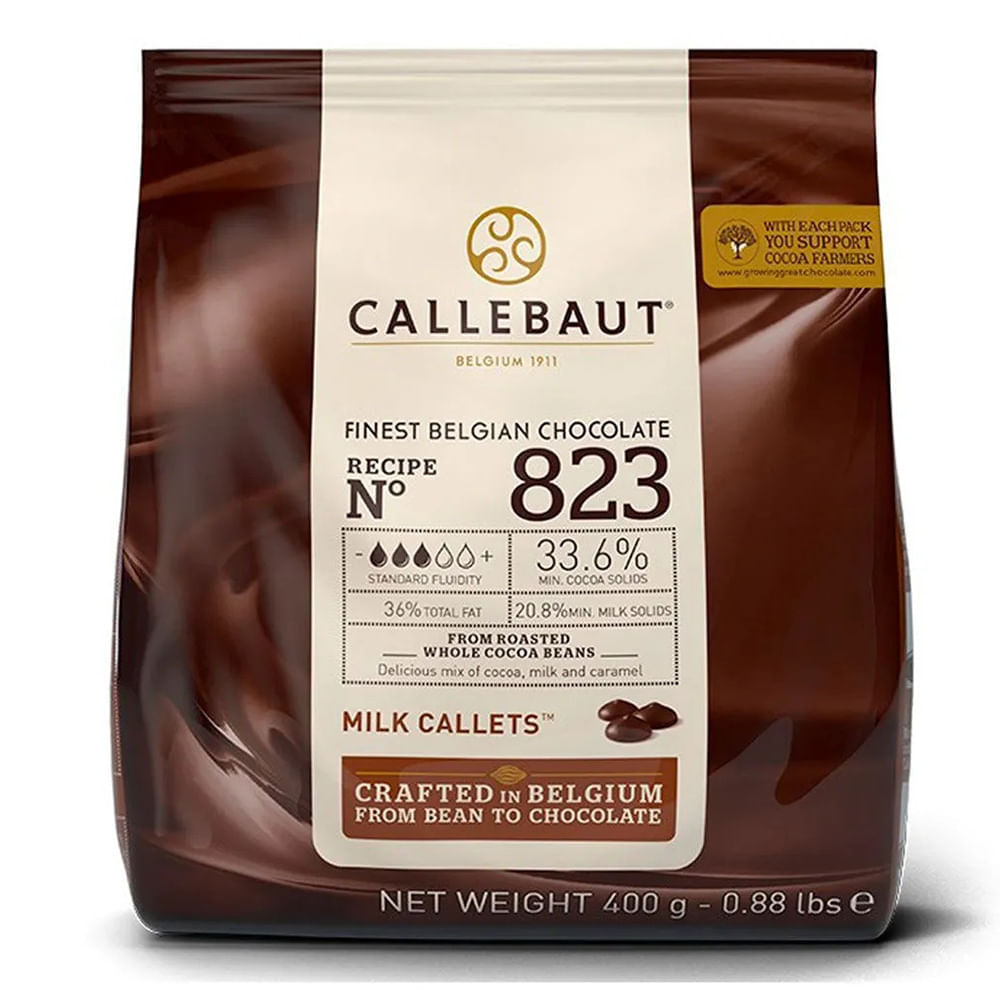 Gotas De Chocolate Ao Leite 33,6% Callebaut 400G Callebaut