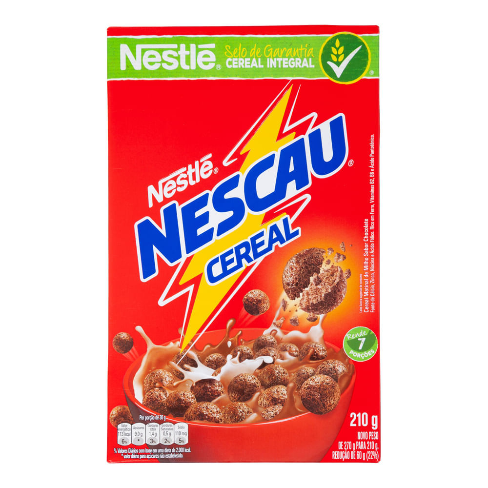 Cereal Matinal Nescau Nestlé 210G Nestlé