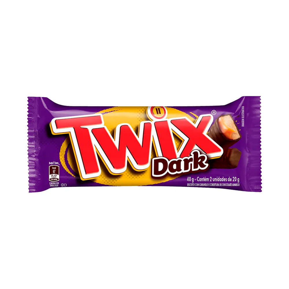 Chocolate Twix Dark 40G