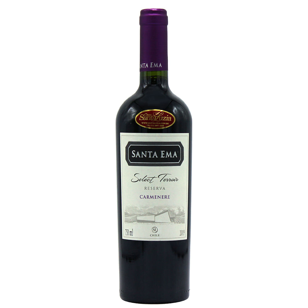 Vinho Tinto Select Terroir Reserva Carmenere Santa Ema 750ml Santa Ema