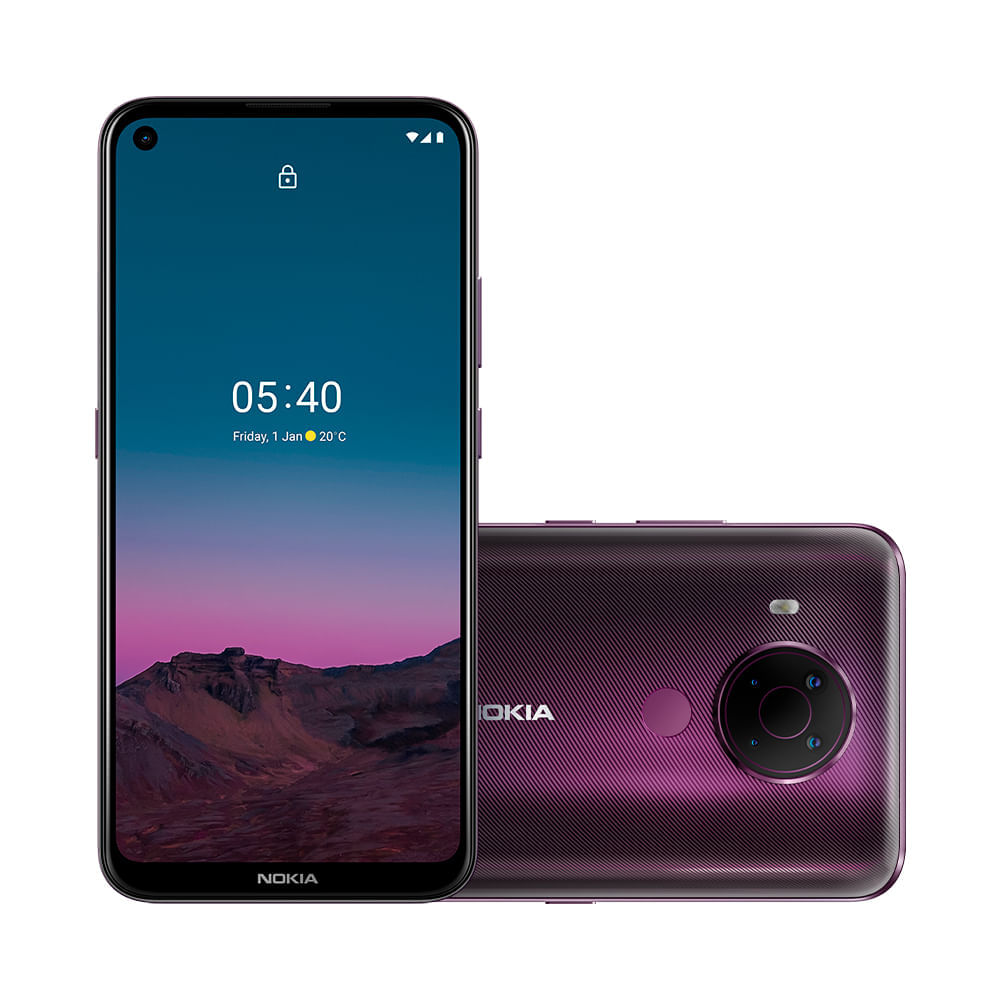 Smartphone Nokia 5.4 Android 11, Tela 6,39 Pol. Câm Quádrupla Com Ia + Lentes Ultra-Wide, Armazenamento 128Gb + 4Gb Ram Roxo - Nk026out [Reembalado] Roxo