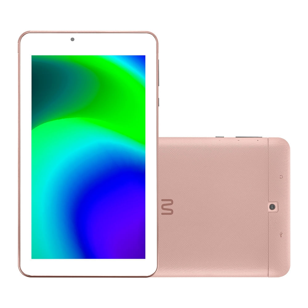 Tablet Multilaser M7s Plus Wi-Fi Tela 7 Pol. 16Gb Android 8.1 Quad Core Rosa - Nb300out [Reembalado] Multilaser