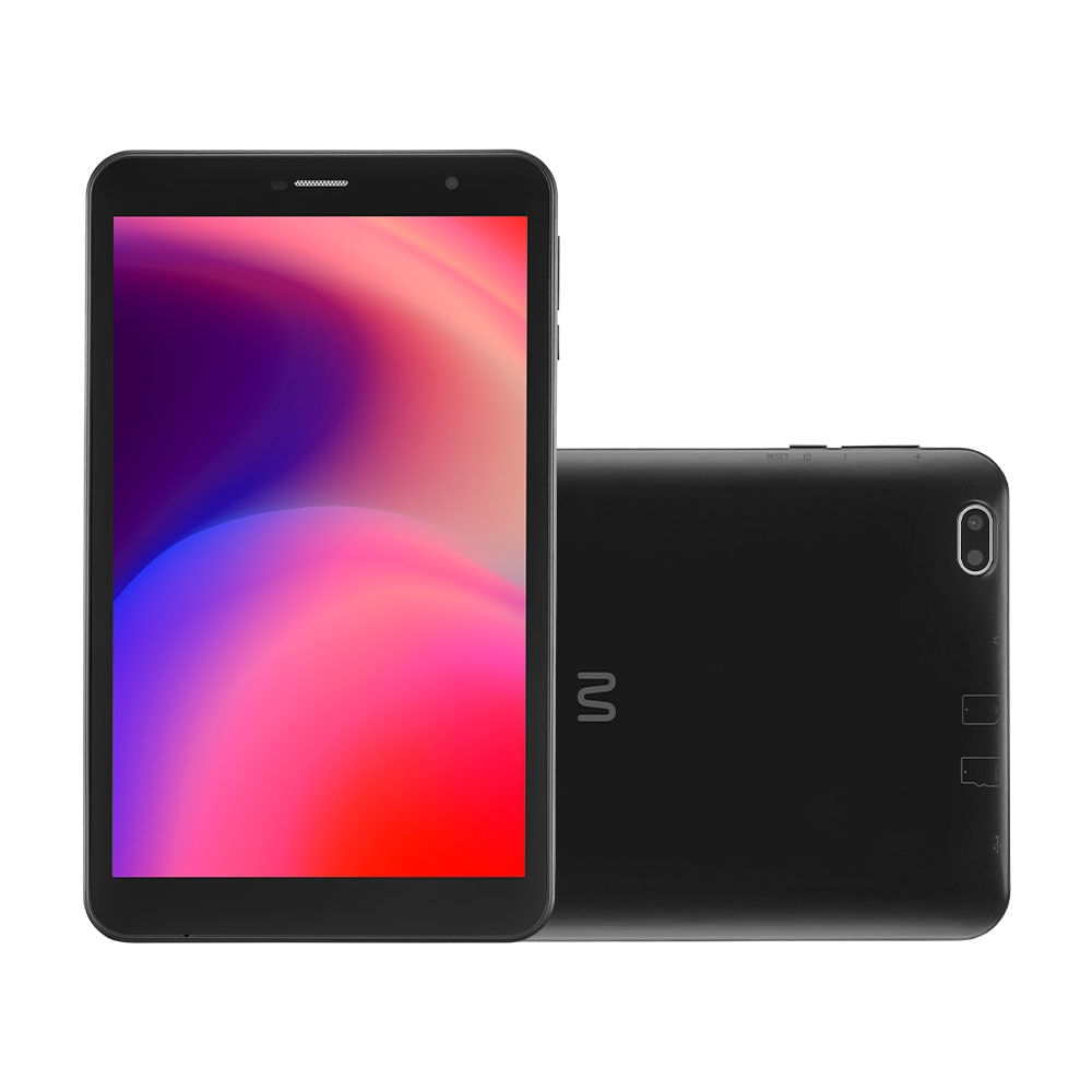 Tablet Multilaser M8 4G 32Gb Tela 8 Pol. 2Gb Ram + Wifi Android 11 (Go Edition) Processador Octa Core Preto - Nb385 Multilaser