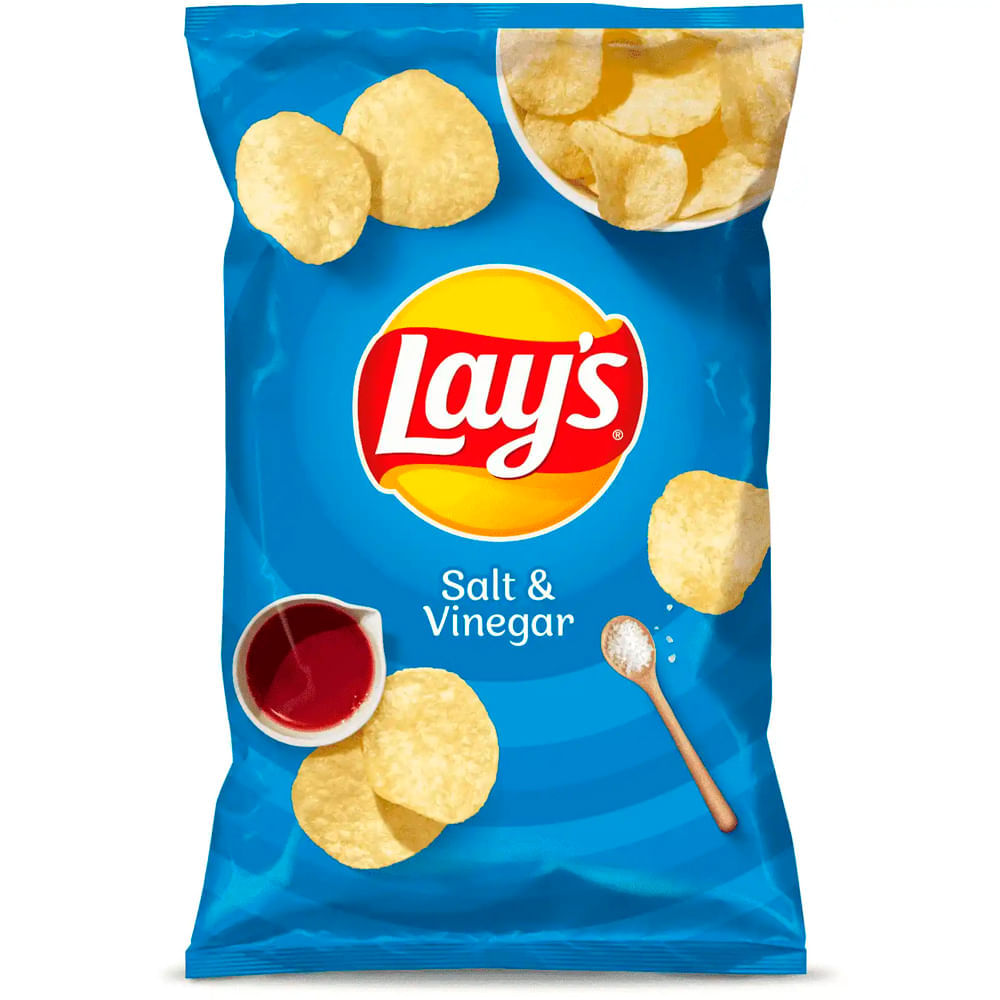 Batata Chips Lay's Vinagre E Sal 80G Elma Chips