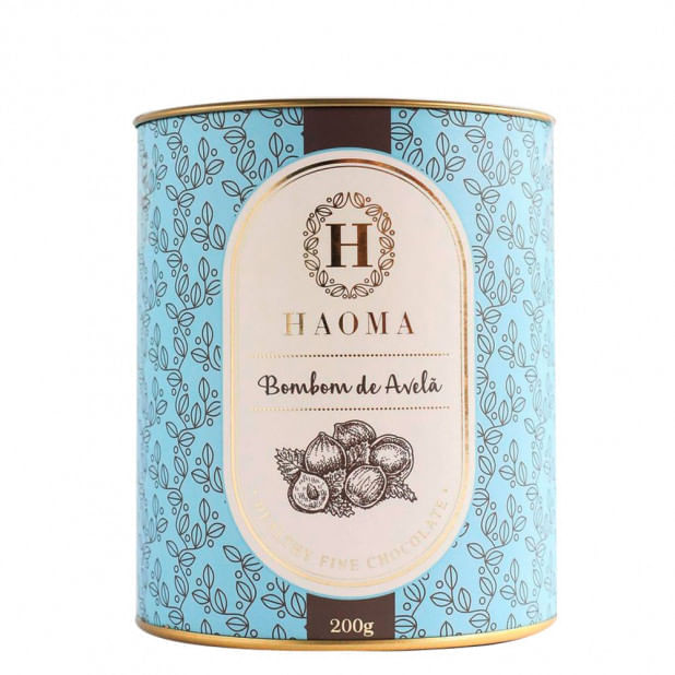 Bombom De Avelã E Castanha De Caju Com Cobertura De Chocolate Belga Haoma 200G Haoma