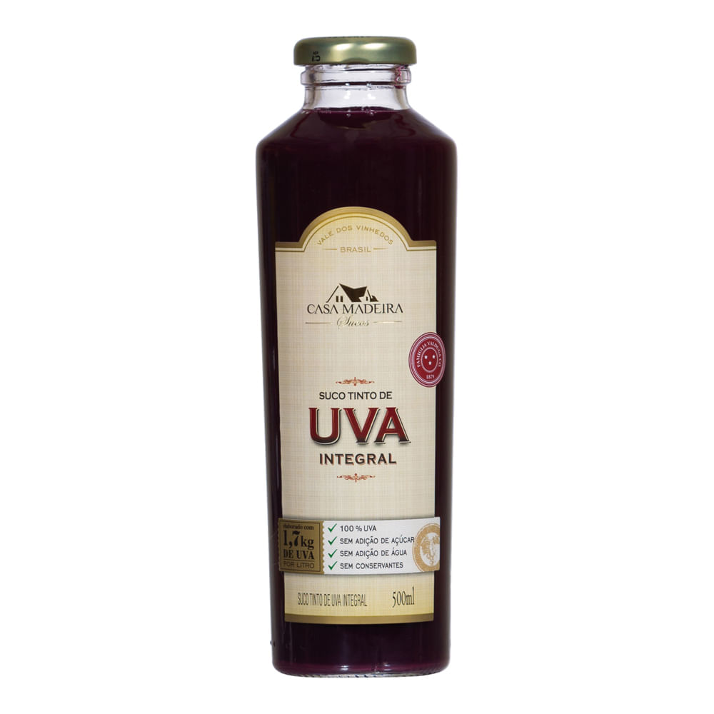 Suco De Uva Casa Da Madeira 500ml