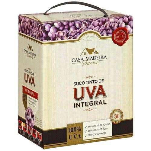 Suco De Uva Bag In Box Casa Madeira 3L Casa Madeira