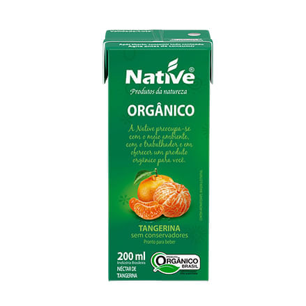 Néctar Orgânico De Tangerina Native 200ml Native