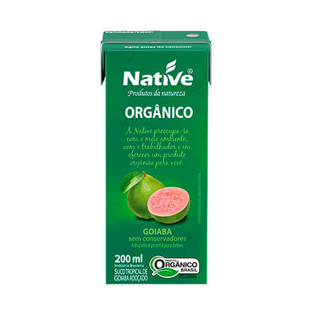 Suco De Goiaba Orgânico Native 200ml Native