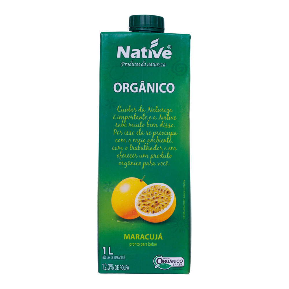 Néctar De Marácuja Orgânico Native 1L Native