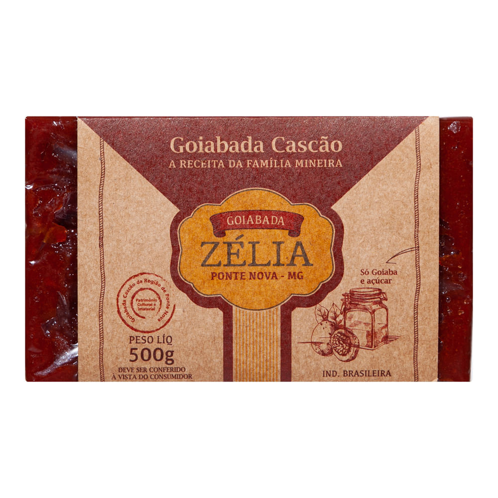 Goiabada Cascão Zélia Tablete 500G