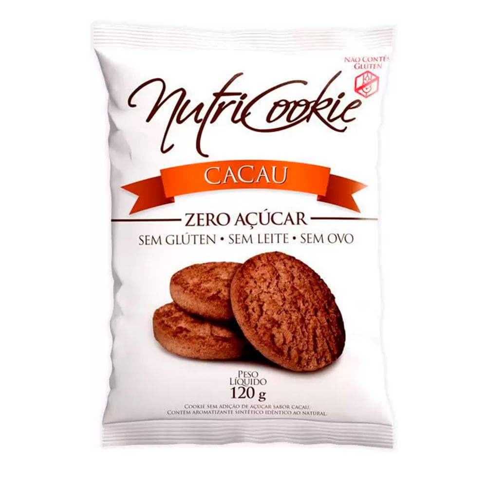 Cookie De Cacau Sem Adição De Açúcar Nutricookie 120G