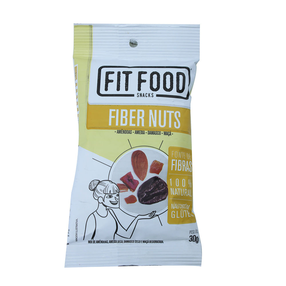 Snack De Fibras Nuts Fit Food 30G Nutripleno