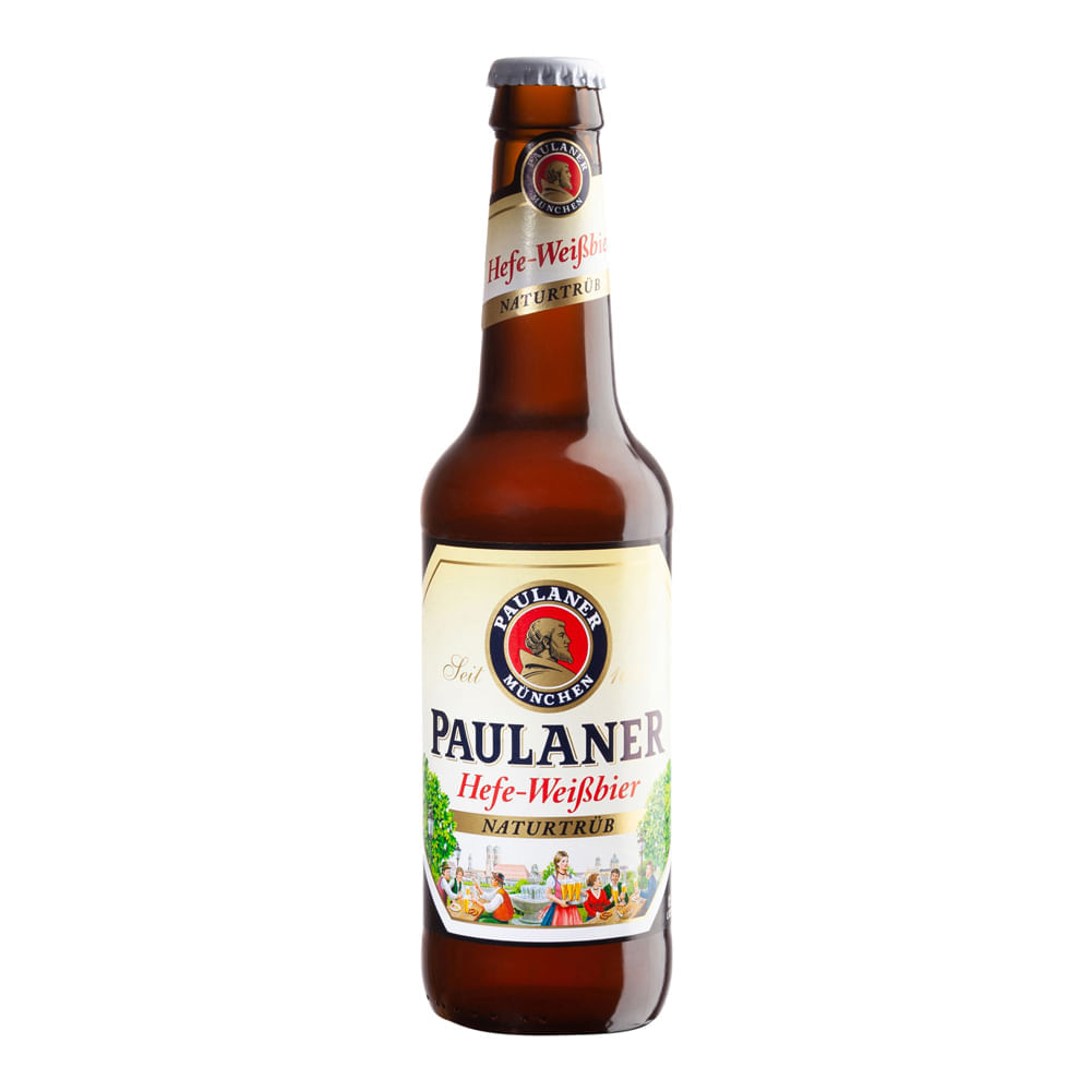 Cerveja Paulaner Hefe Weissbier Naturtrub 330ml