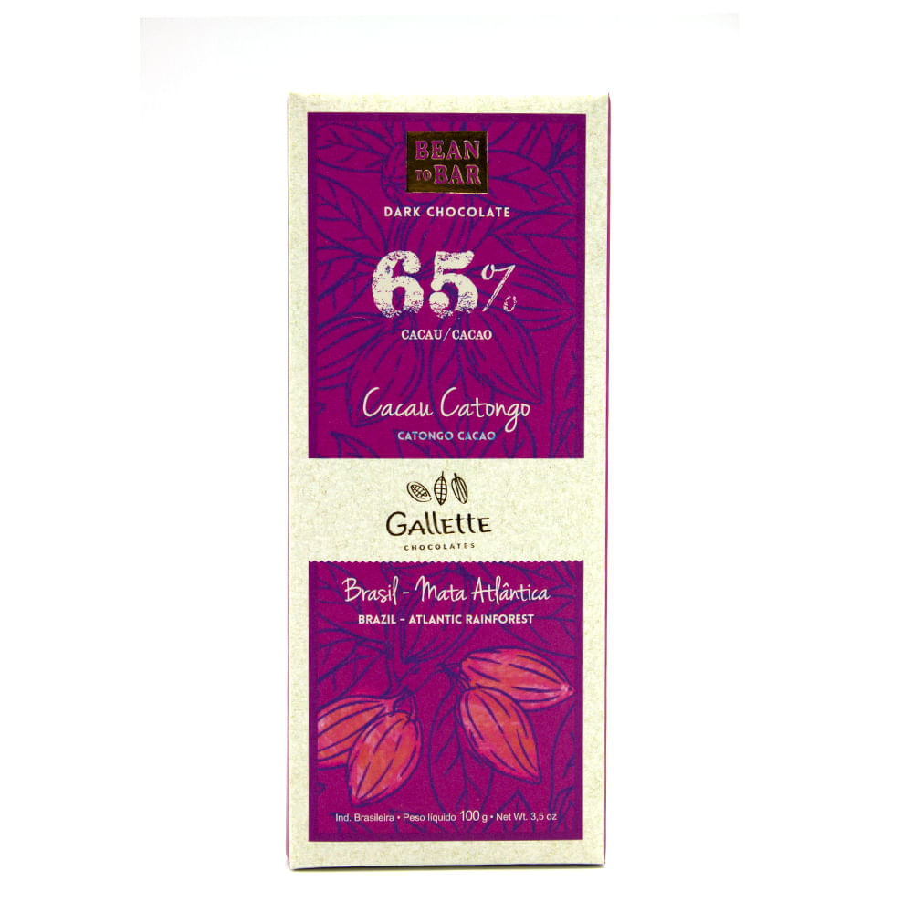 Chocolate 65% Cacau Bean To Bar Gallette 100G Gallette Chocolates