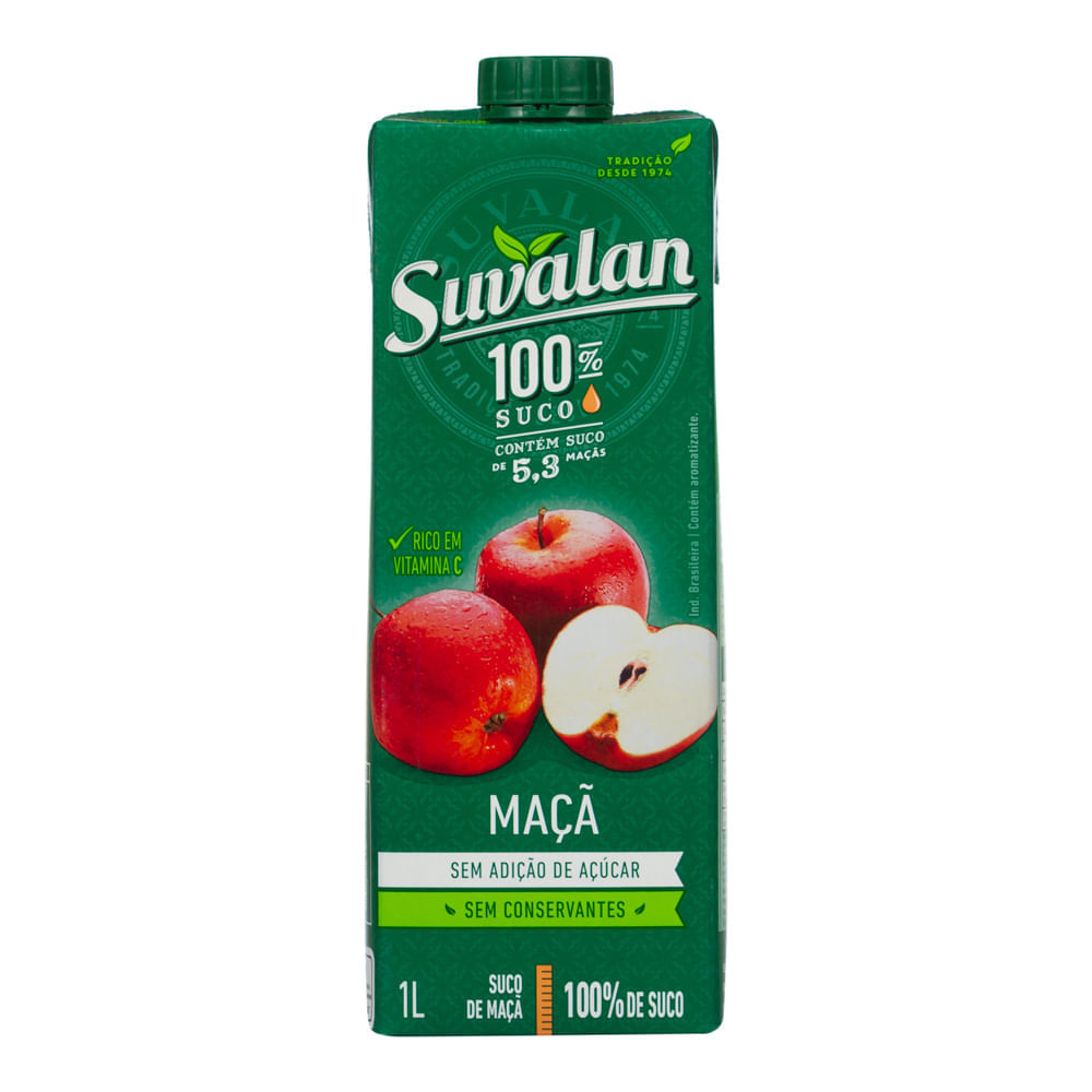 Suco De Maçã Suvalan 1L Suvalan