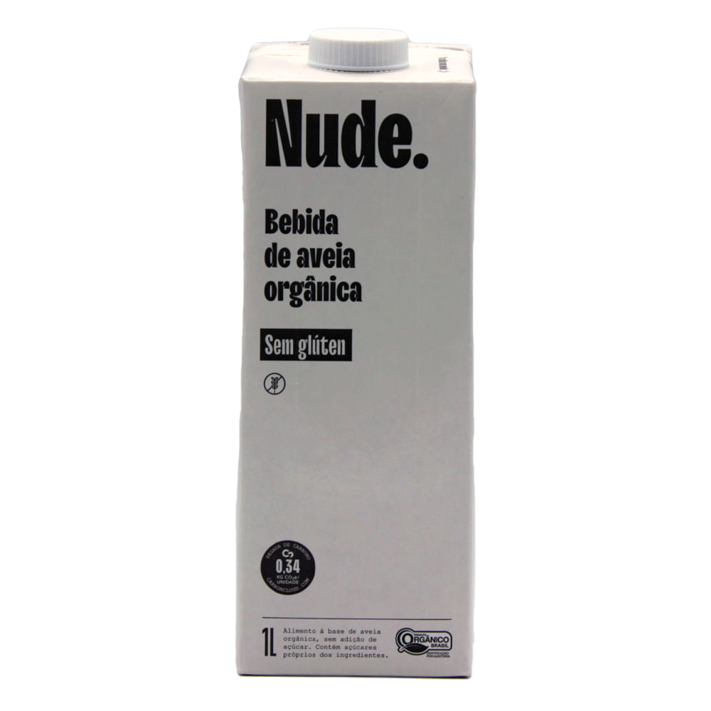 Bebida De Aveia Orgânica Original Nude 1L Nude