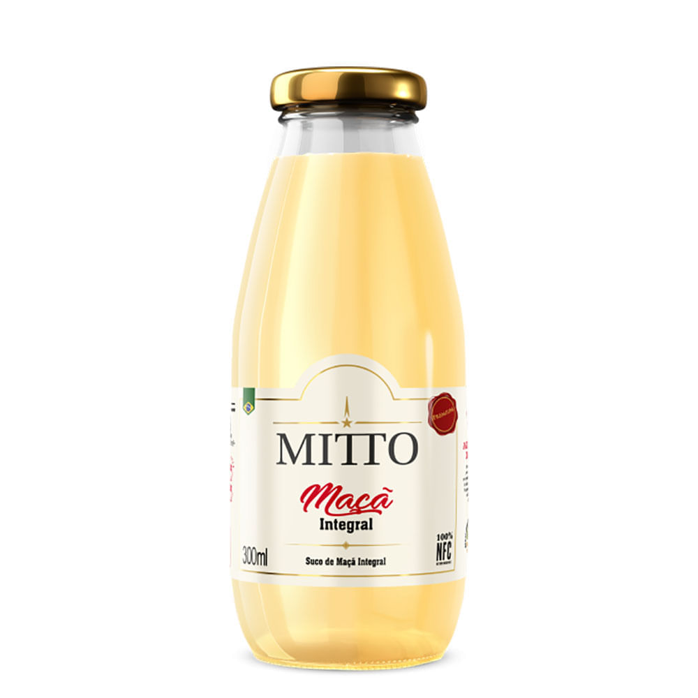 Suco Integral De Maça Mitto 300ml Mitto