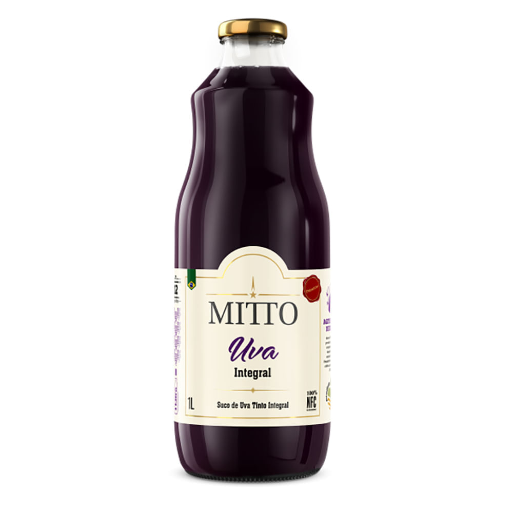 Suco Integral De Uva Mitto 1L Mitto