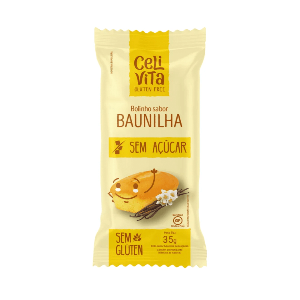 Bolinho De Baunilha Sem Açúcar Celi Vita 35G Celi Vita