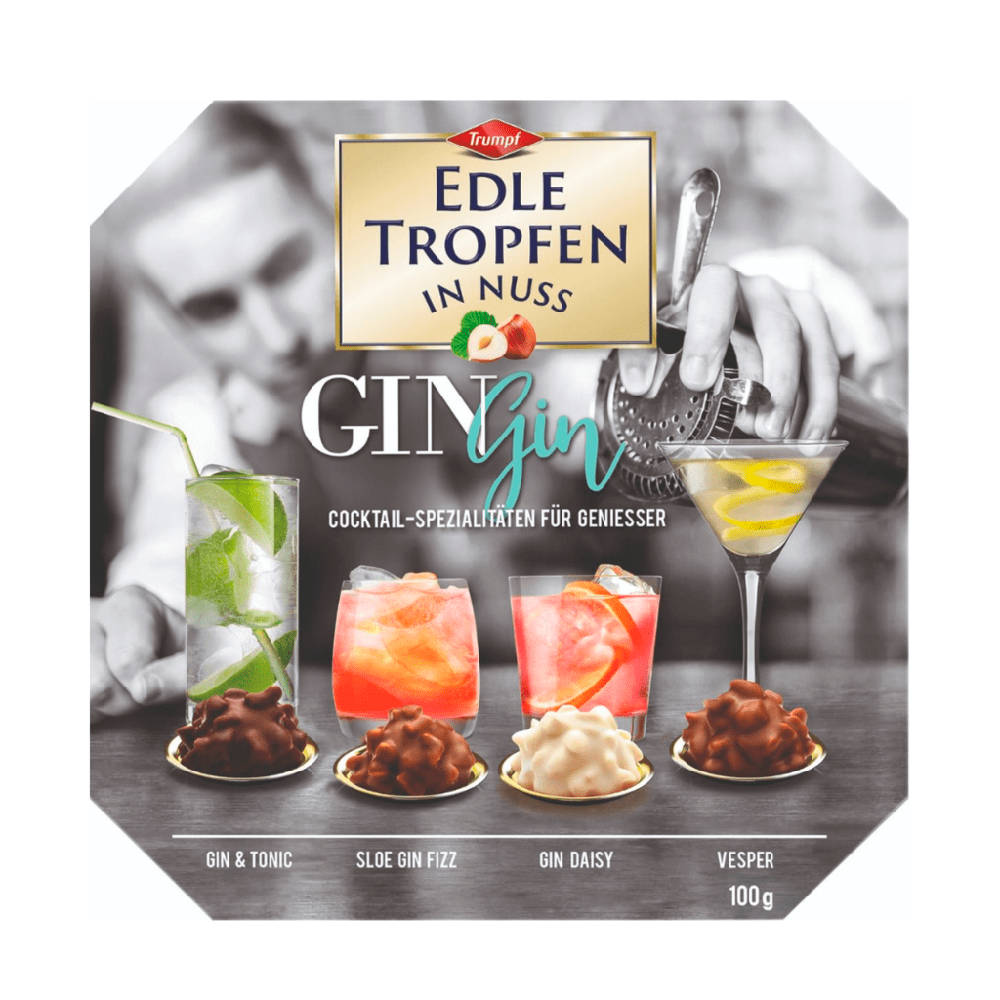 Bombons Recheados Com Gins Edle Tropfen 100G