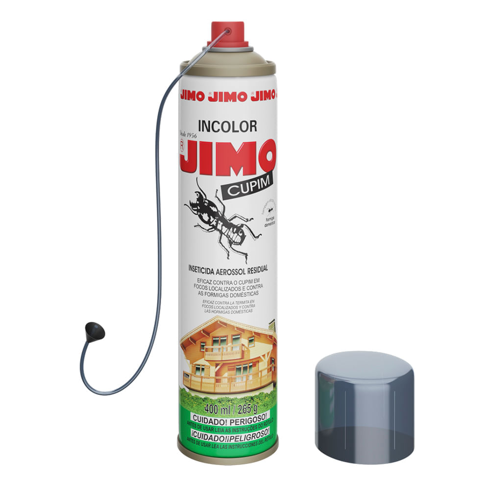 Inseticida Aerossol Incolor Jimo 400ml